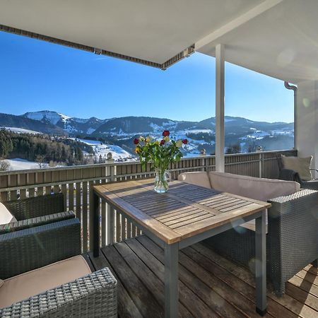 Haus "Bergblick" Ferienwohnung Hochgrat Oberstaufen Mit 2 Schlafzimmer Kültér fotó